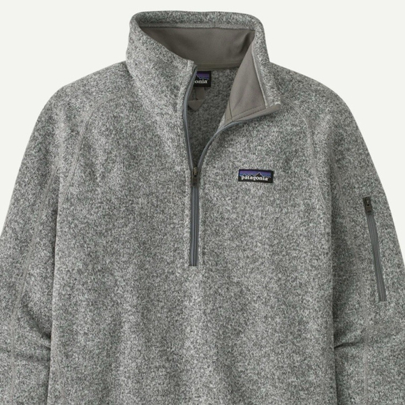 Patagonia Tops - Patagonia Better Sweater Fleece Jacket Womens Gray 1/4 Zip Sweatshirt
